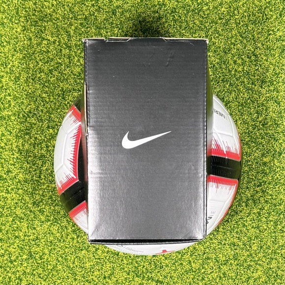 Nike Merlin ACC Official Match Soccer Ball Size 5 White Red Black PSC630-100 - Picture 4 of 7